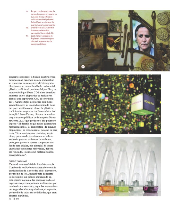 Cobertura Río+20 Diseño Sustentable para revista IF - Página 7